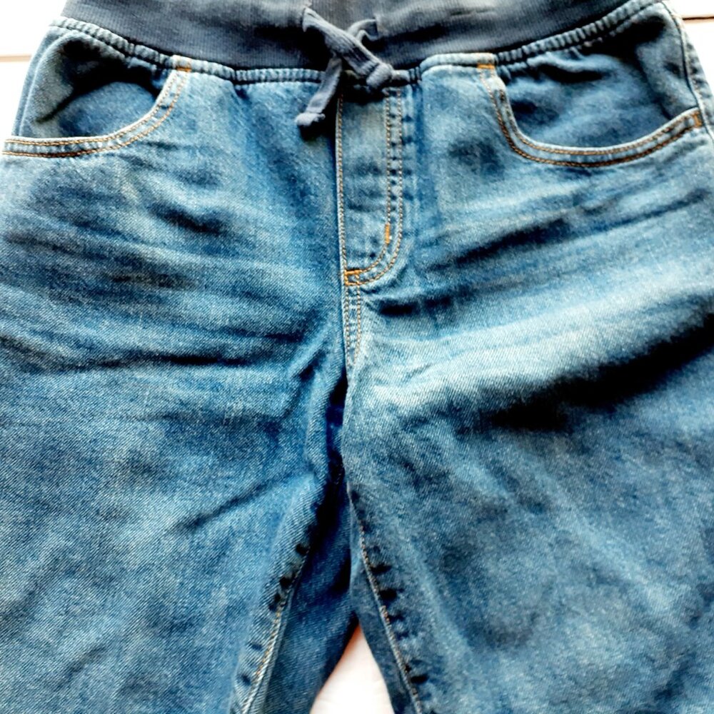 Gymboree Boys Shorts Jean Pull On Denim Elastic Waist 10 - Picture 3 of 8